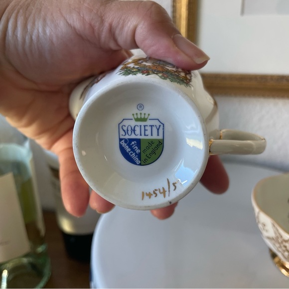 Society Bone China Canada Crest Maple Leaf Creamer Sugar Bowl - Picture 7 of 10